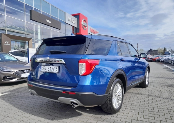 Ford Explorer cena 188000 przebieg: 55500, rok produkcji 2020 z Myślenice małe 301